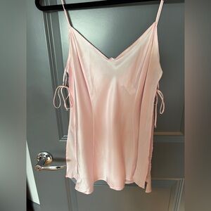 La SENZA Light pink Satin Lingerie top